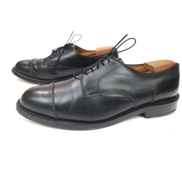 ALLEN EDMONDS Fairgate Men\'s 11 D Black Leather Cap Toe Derby Dress Shoes main image 11